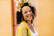 © kleberpicui - Portrait of a Brazilian woman during a carnival block
