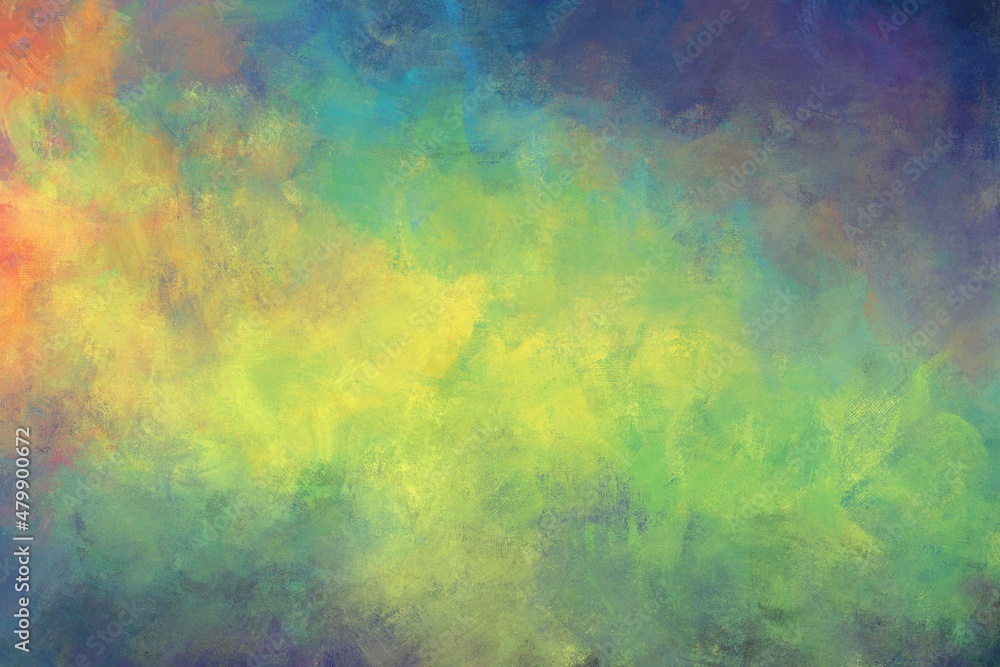 あなたの抽象アートコレクションを緑に塗りましょう！ 緑の