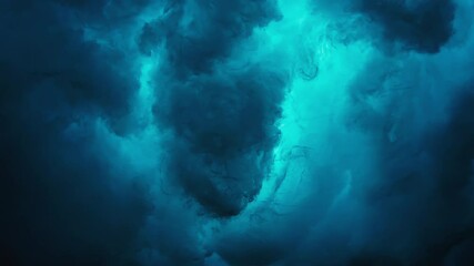 Fototapete - Ocean wave. Underwater view of the crystal clear ocean wave breaking in Maldives