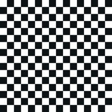 Abstract Background Black And White Chessboard Seamless Pattern Optical Illusion Texture. Ready For Your Design