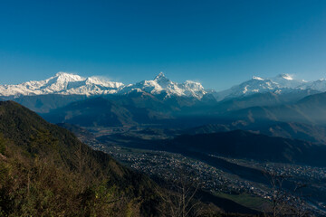 Wall Mural - Fishtail machapuchare Annapurna Himalaya Mountain Sunrise