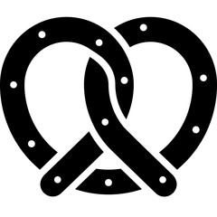 pretzel solid icon