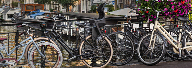 Poster - Amsterdam bikes