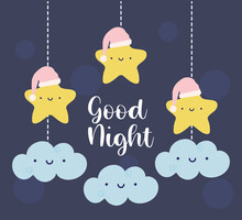 Good Night Baby Card