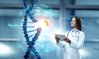 Wall Mural - innovative technologies in science and medicine