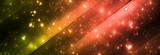 Fototapeta Przestrzenne - キラキラと舞う光の粒の横長の壁紙　パーティクル　光の粒　粒々