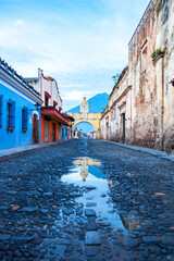 Wall Mural - Street to the Santa Catarina Arch