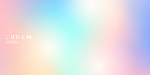 Wall Mural - abstract vector background soft pastel gradation bright creative ideas