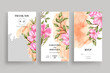 © dheodonnya - Pink flower instagram stories collection for wedding invitation template