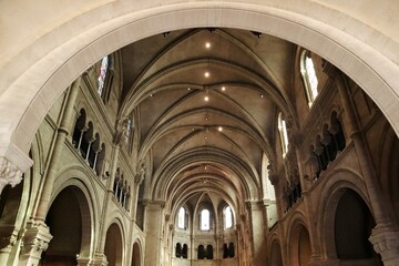 Sticker - interior of the cathedral of st james country