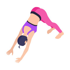 Poster - Yoga Pose Icon