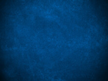Dark Blue Velvet Fabric Texture Used As Background. Empty Dark Blue Fabric Background Of Soft And Smooth Textile Material. There Is Space For Text..