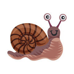 Sticker - Cartoon Snail Icon