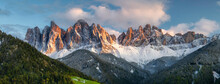 Beautiful Landscape Of Italian Dolomites - Santa Magdalena