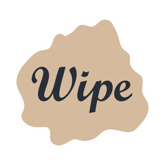 Poster - Wipe Cloth Icon