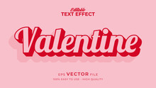 Editable Text Style Effect - Valentine Text In Style Theme
