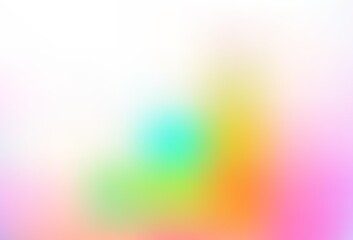 Wall Mural - Light Multicolor, Rainbow vector abstract bokeh pattern.
