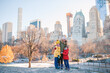 © travnikovstudio - Family of mother and kids in Central Park during their vacation in New York City