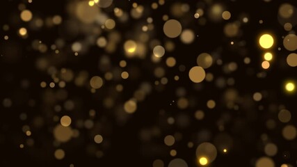 Wall Mural - golden background sparkles glitter stars