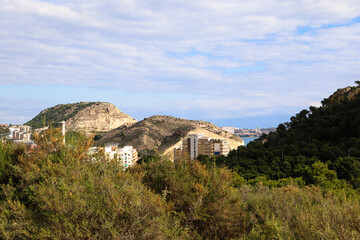 The Castillo Santa Barbara is a very touristy place in the city of Alicante in Spain