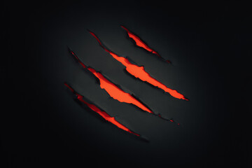 tigers claw mark. chinese new year 2022. background. copy space.