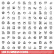 © ylivdesign - 100 business icons set, outline style