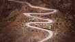 © Baudu - Vue de drone de la route du volcan