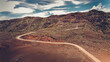 © Baudu - Vue de drone sur la route du volcan, plaine des sables