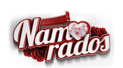 Wall Mural - happy valentines day logo