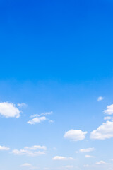 Wall Mural - blue sky with rare clouds
