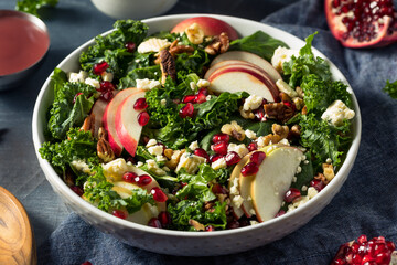 Poster - Homemade Autumn Pomegranate Apple Salad