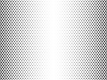 Black And White Background With Dot Spot Pattern. Seamless Textured Vector