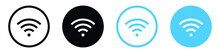 Wireless And Wifi Icon Signal Symbol For Internet Access, Internet Connection