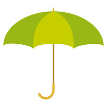 Umbrella Icon. Umbrella In Cartoon Style. Vector