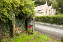 Phone Box Little Petherick Cornwall England UK