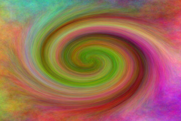 Wall Mural - Abstract spiral background. Multi colour swirl pattern.