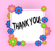 Thank you - Typography, Lettering, Handwritten, vector for greeting