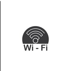 Canvas Print - Wi-fi icon