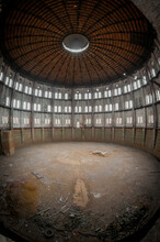 An Old Abandoned Gas Works In Poland - Gasometers