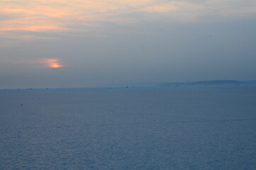 Canvas Print - sunset over the sea