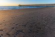 Morning on Second Avenue Beach and Pier, Myrtle Beach, South Carolina, USA