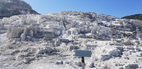 Wall Mural - Minerva Terrace at Mammoth Hot Springs, Yellowstone National Park, Wyoming