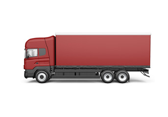 Wall Mural - 3d rendering mock up truck