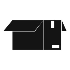 Poster - Smart box icon simple vector. Crate box