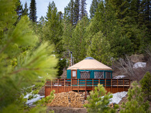 Backcountry Yurt Cabin In The Woods