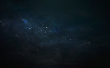 Wall Mural - Deep space background, full of stars and galaxies. Elements of image provided by Nasa