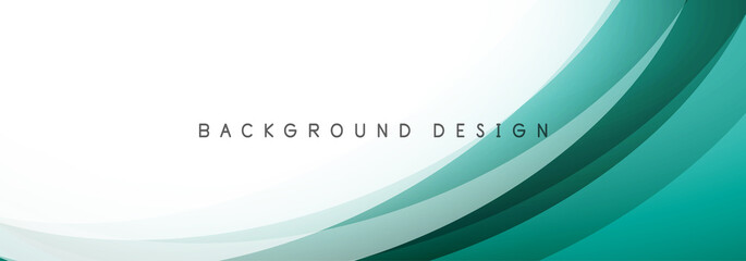 abstract blue and white tech wavy corporate banner design