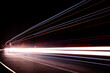 © Krzysztof Bubel - lights of cars with night. long exposure