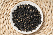 © xiao - Traditional Chinese black herbs dried wolfberry