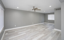 Hardwood Floors Have Been Professionally Installed In Your Remodeled Room